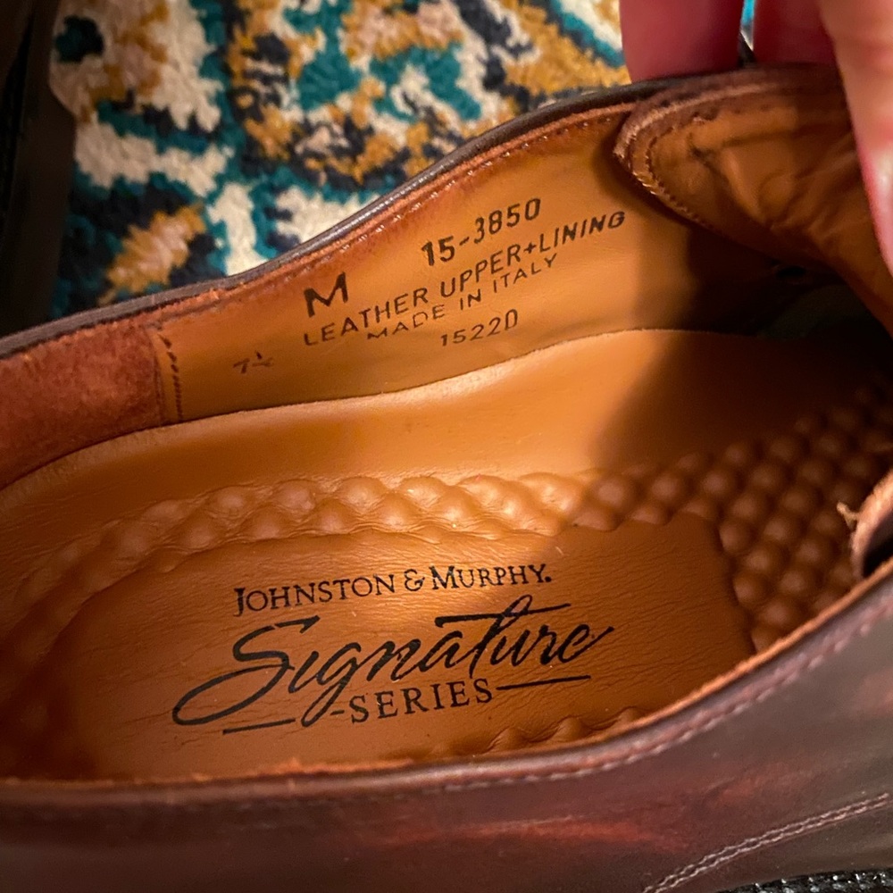 Leather Upper +Lining Mens shoes. Made in Italy. New Without Box - Picture 4 of 4